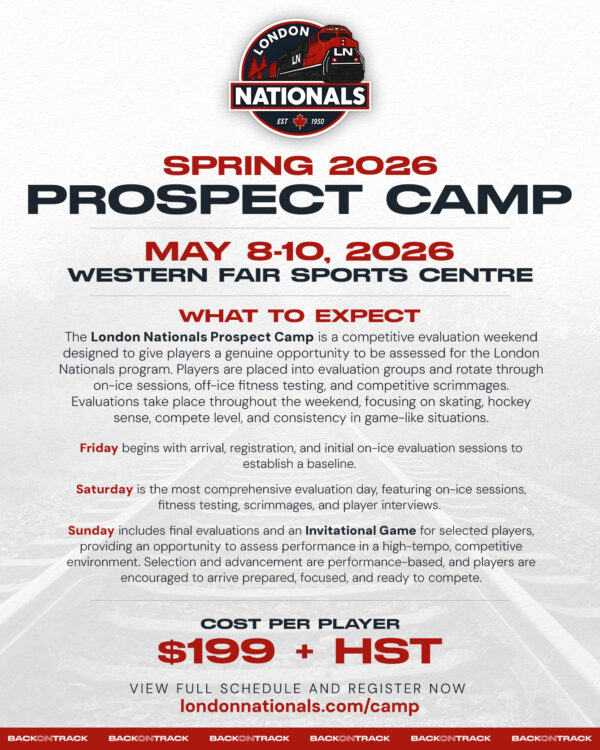 London Nationals – Spring 2026 Prospect Camp