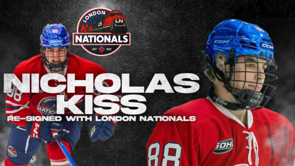 Nicholas Kiss Re-Signs with the London Nationals