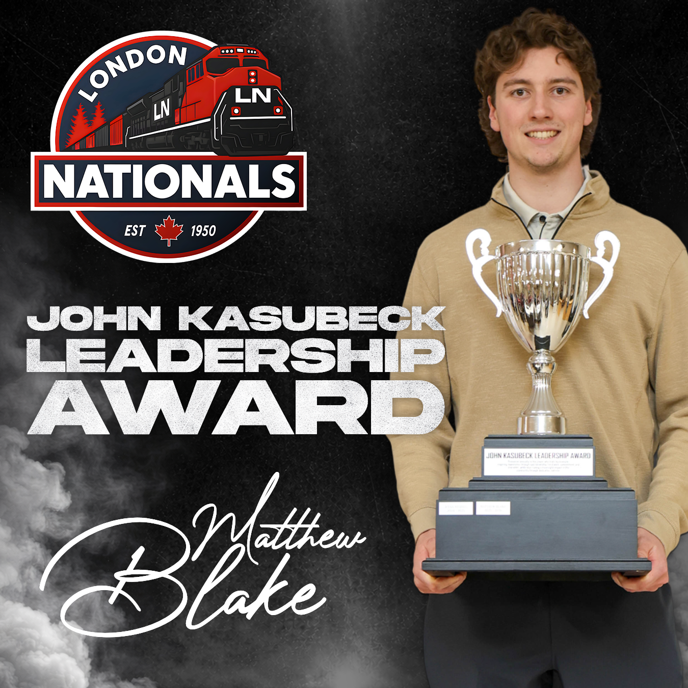 Matthew Blake - John Kasubeck Leadership Award
