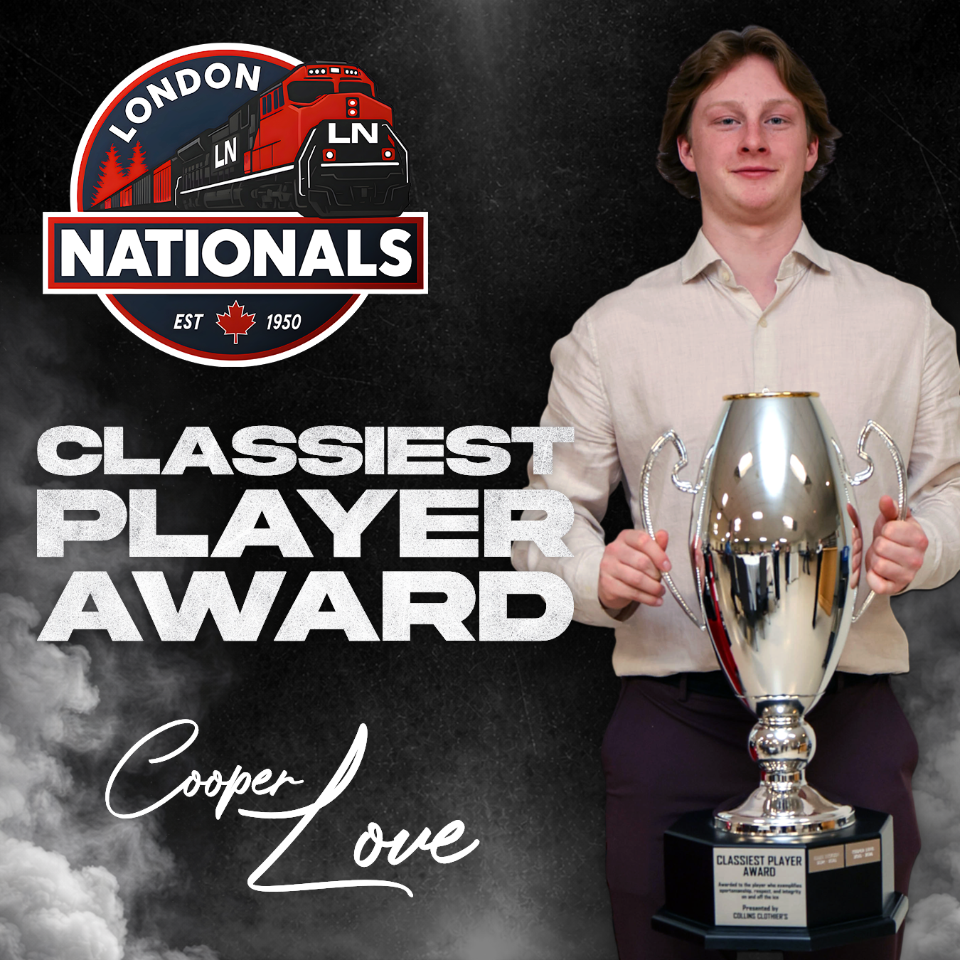 Cooper Love - Classiest Player Award