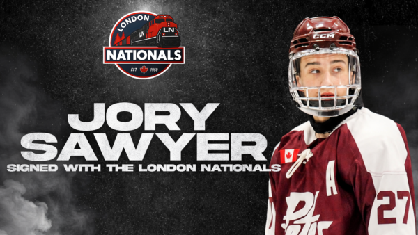 London Nationals Add Steady Defenceman Jory Sawyer to 2026-27 Roster