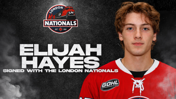Elijah Hayes Signs with the London Nationals