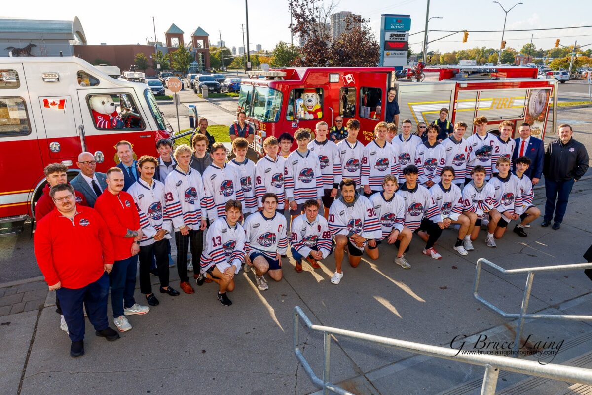 London Nationals Welcome London Fire Department for Fire Prevention Week